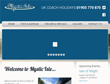 Tablet Screenshot of mysticisle.co.uk